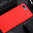 Flexi Slim Carbon Fibre Case for Oppo A3s / AX5 - Brushed Red